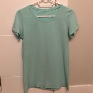 Lululemon Mint Green Pima Cotton Tee